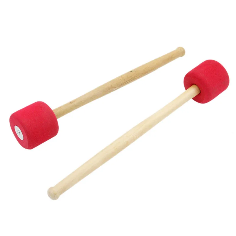 Basdrum hamer houten handvat rood schuim percussie basdrum 13 дюймов