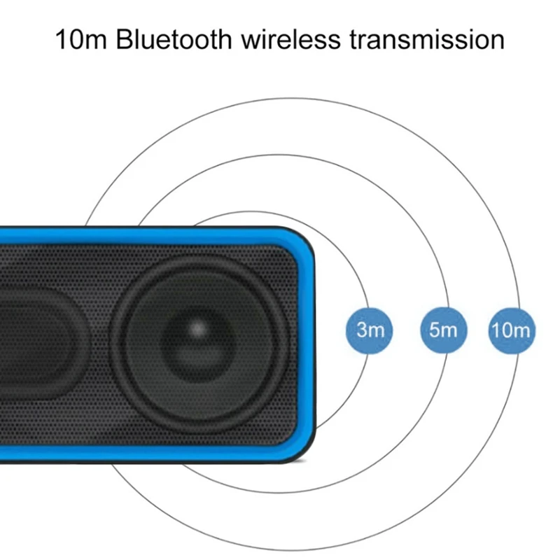 Мини Bluetooth Колонка Портативная колонка Бас Сабвуфер Поддержка Fm радио Aux Usb Tf карта Hifi портативный динамик для компьютера Iphone