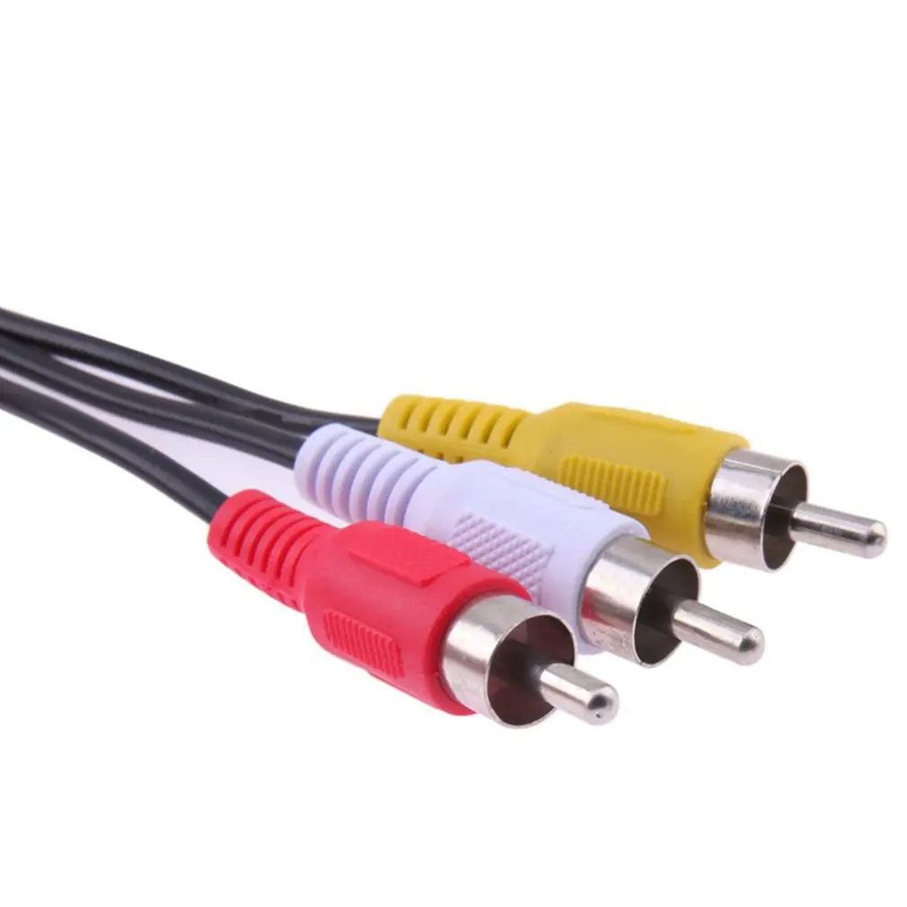 Exquisitely Designed Durable HDE 3 RCA to USB Audio/Video A/V Camcorder Adapter Cable for TV/Mac/PC + USB