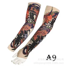 Наружная манжета солнцестойкая Татуировка лед рукав 360 градусов цифровая печать вискоза нарукавник с татуировкой езда Рыбалка охлаждение