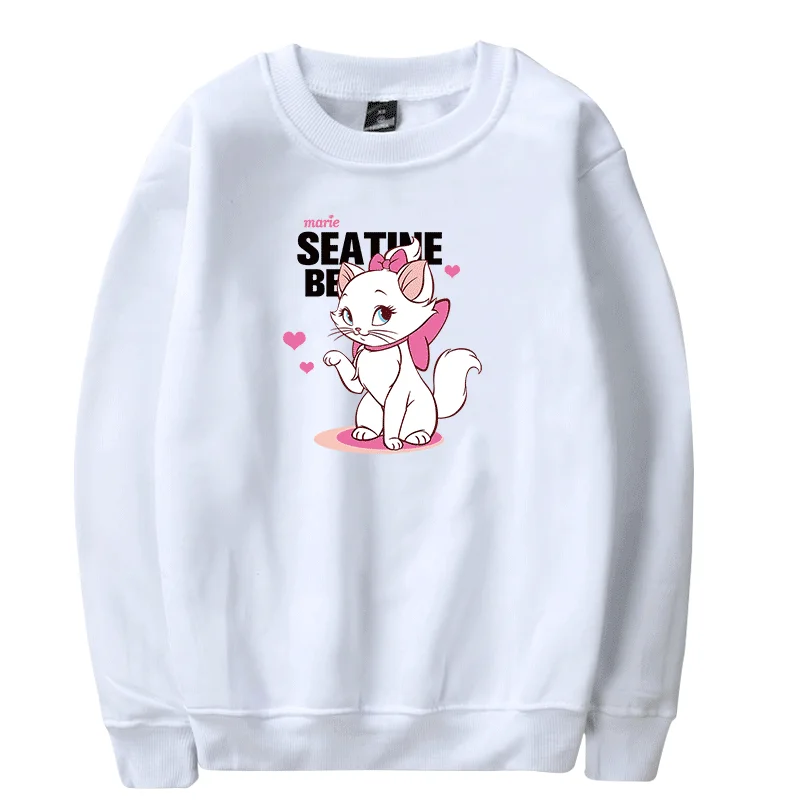 WAMNI Harajuku Kawaii свитер с круглым вырезом и принтом кота модный спортивный костюм с принтом популярная теплая рубашка