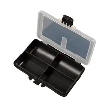 4 контейнер для рыболовных приманок крючок приманки ящик для хранения снастей пластиковый контейнер маленький ящик для принадлежностей квадратный ящик для рыболовных крючков