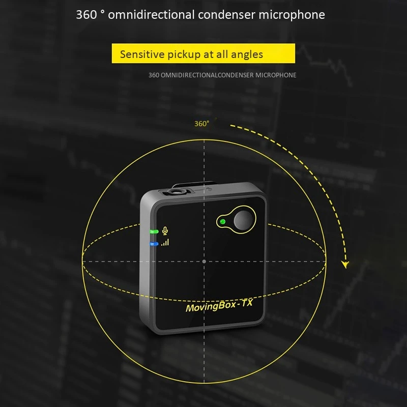Movingmic Wireless Lavalier Microphone 2 Channels