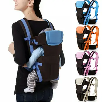 

Adjustable Ergonomic Newborn Baby Carrier Sling Wrap Backpack Front Back Chest Position Breathable