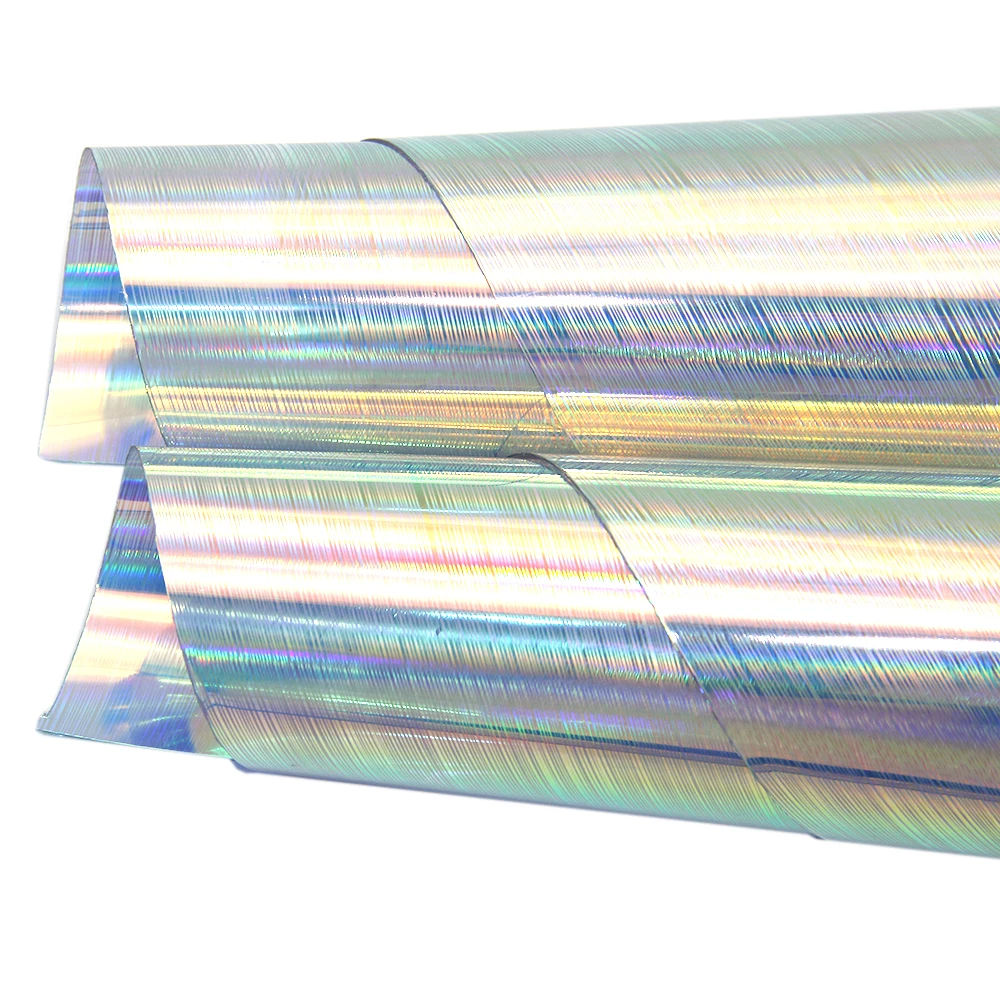 20*34 см Прозрачные радужные Кожезаменитель ПВХ ткань для серьги «пружинка» материалы для ручных поделок, 1Yc7389