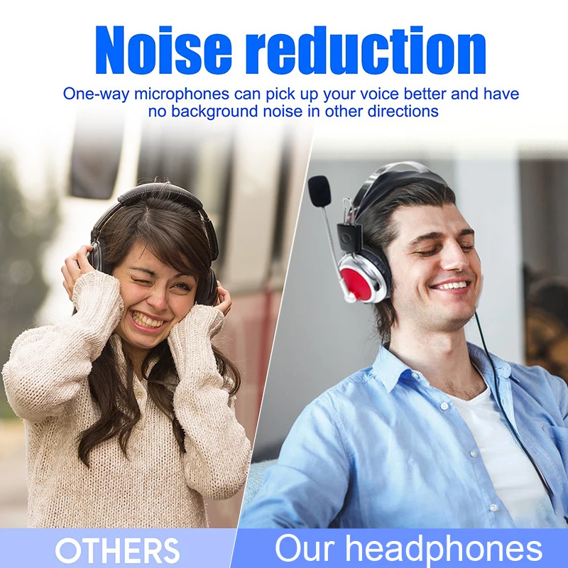 Computer Gaming Headset 3 5MM plug Stereo Bass Headphone With Microphone For PC Phone Computer Skype Gamer Office Earphone