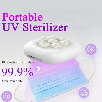 

Portable Ultraviolet Germicidal Lamp Sucker UV Disinfection Lamp Portable Home Disinfection Lamp Portable Travel Sterilizer Lamp