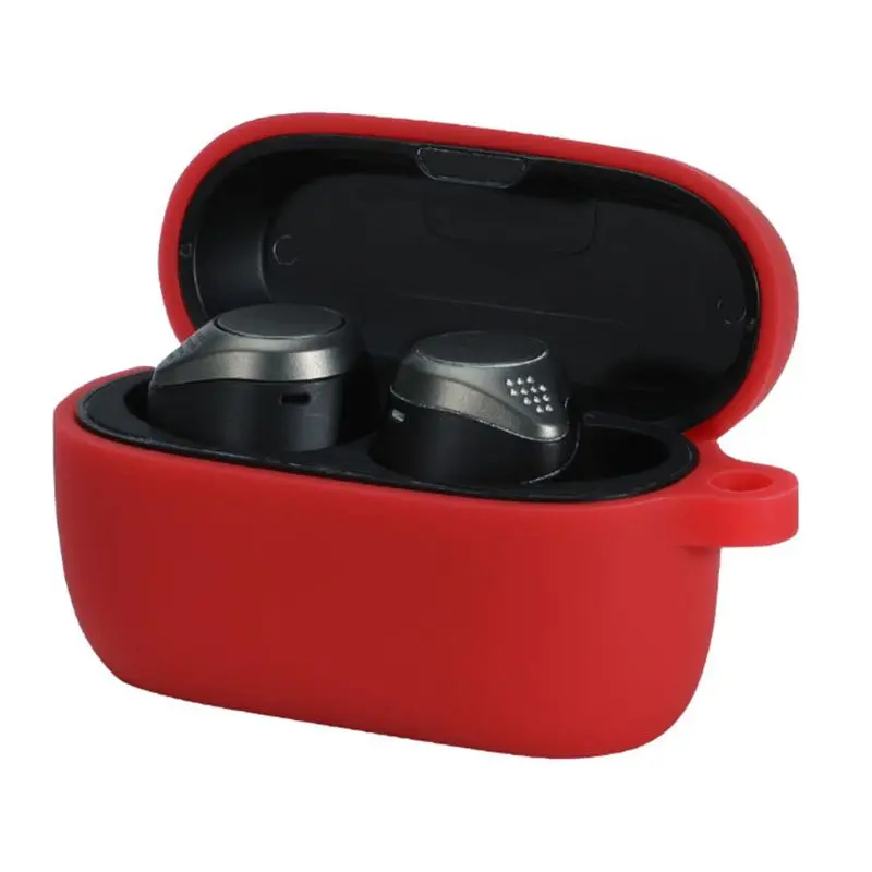

Silicone Earphone Case Shockproof Protective Cover for Jabra Elite Active 75t
