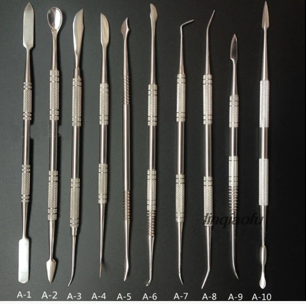 

Инструменты для работы с мягкой глиной из нержавеющей стали