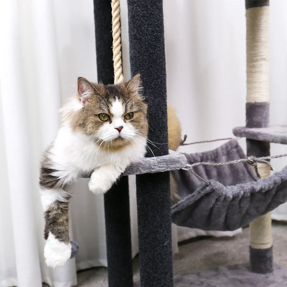 Title 15, Domestic Delivery Wood Climbing Tree Cat Jumpi...