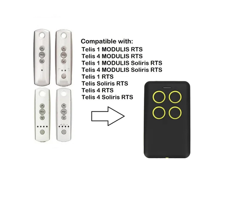 

For SOMFY Keytis 2 RTS compatible rolling code remote control duplicator 280-868mhz multi frequency remote control