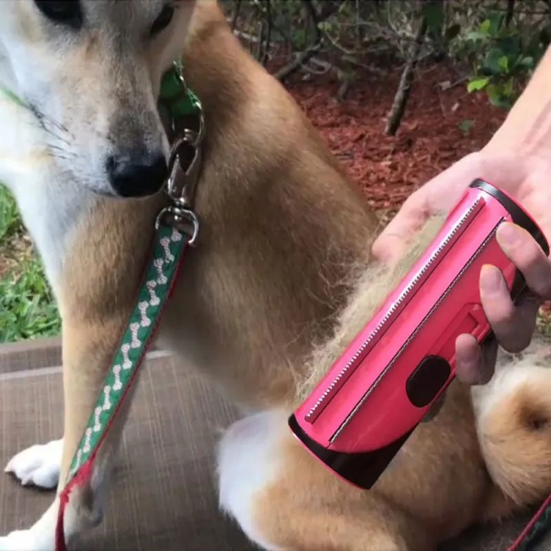 Cepillo de pelo multifuncional para mascotas, cepillo de cepillado de pelo para perros y gatos, 2020