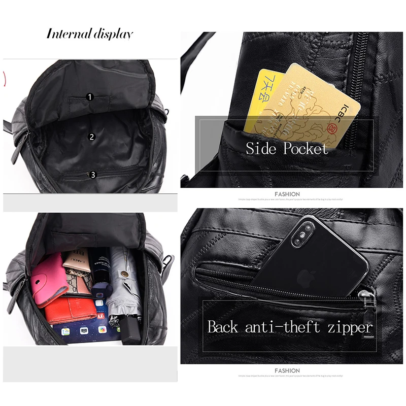 Женский водонепроницаемый рюкзак из натуральной кожи, модная сумка, стиль преппи школьная сумка, школьная сумка, сумка для книг, дорожная сумка для женщин
