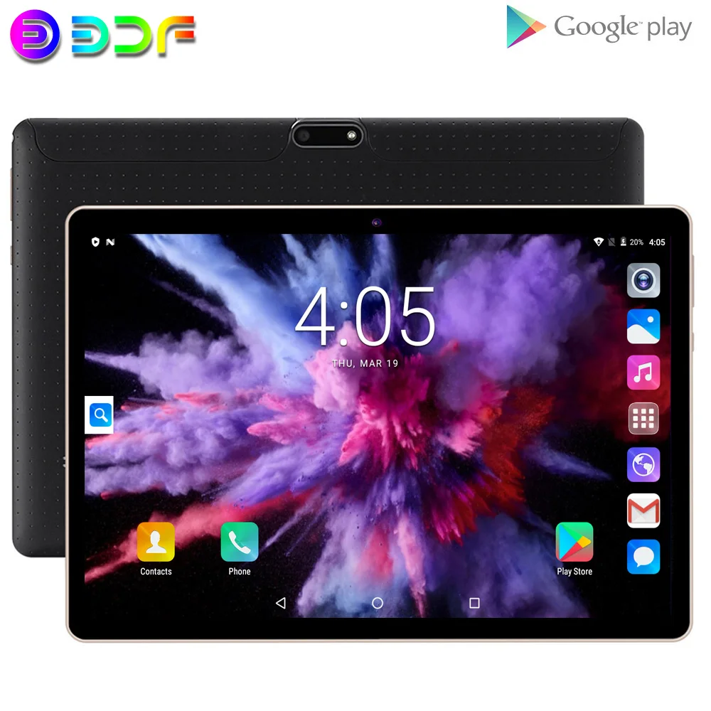 Tableta Pc Android 7,0 de 10 pulgadas, Google Play, 3G, llamada telefónica, cuatro núcleos, tarjetas SIM duales, WiFi, GPS, Bluetooth 10,1