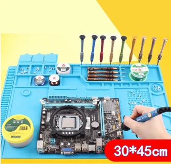 

Computer mobile phone repair workbench heat insulation pad Silicone high temperature resistant table mat