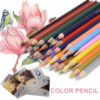 

Art Pencil Sketching Painting Students Graffiti Children 12/24/36/48 Colors Basswood Professional Durable Colored Pencils Kids