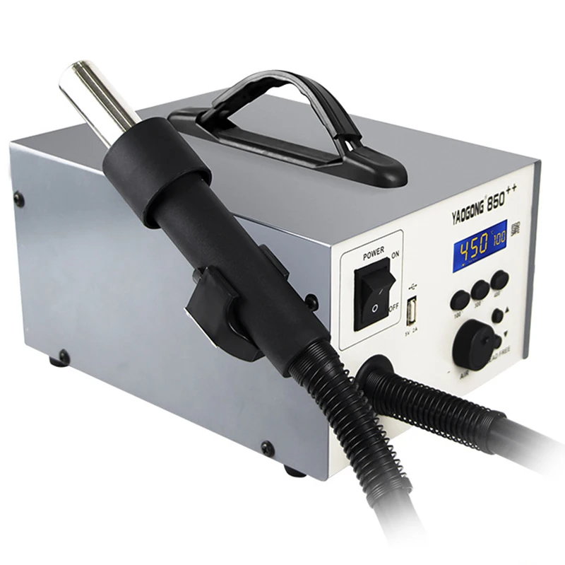 

Turbocharged fan Smart sleep constant temperature controllable hot air desoldering yaogong 850++ station Precision