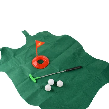 

Mini Toilet Leisure Toy Golf Novelty Indoor Indoor Putting Practice Toy Set