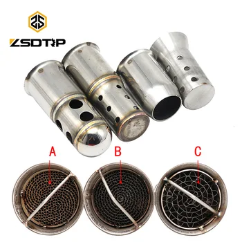 

ZSDTRP 51mm 60mm Universal Motorcycle Exhaust DB Killer Stainless Steel Muffler Silencer Noise Sound For YAMAHA HONDA SUZUKI