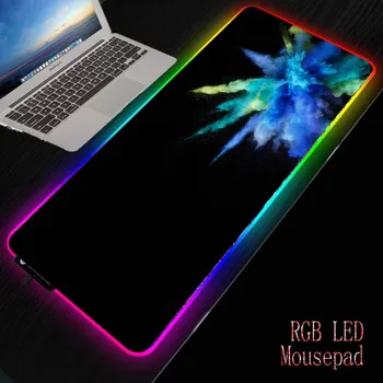 

MRGBEST Smoke Large Gaming RGB Lockedge Game Mouse MatNon-slip Rubber for Laptop Keyboard Desk Mat for Notebook Gamer Mousepads