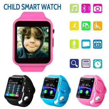 

New Smart Watch for Kids Watch Phone Waterproof Bluetooth Watches for Boys Girls Anti-lost GPS Tracker Watch for Android IOS