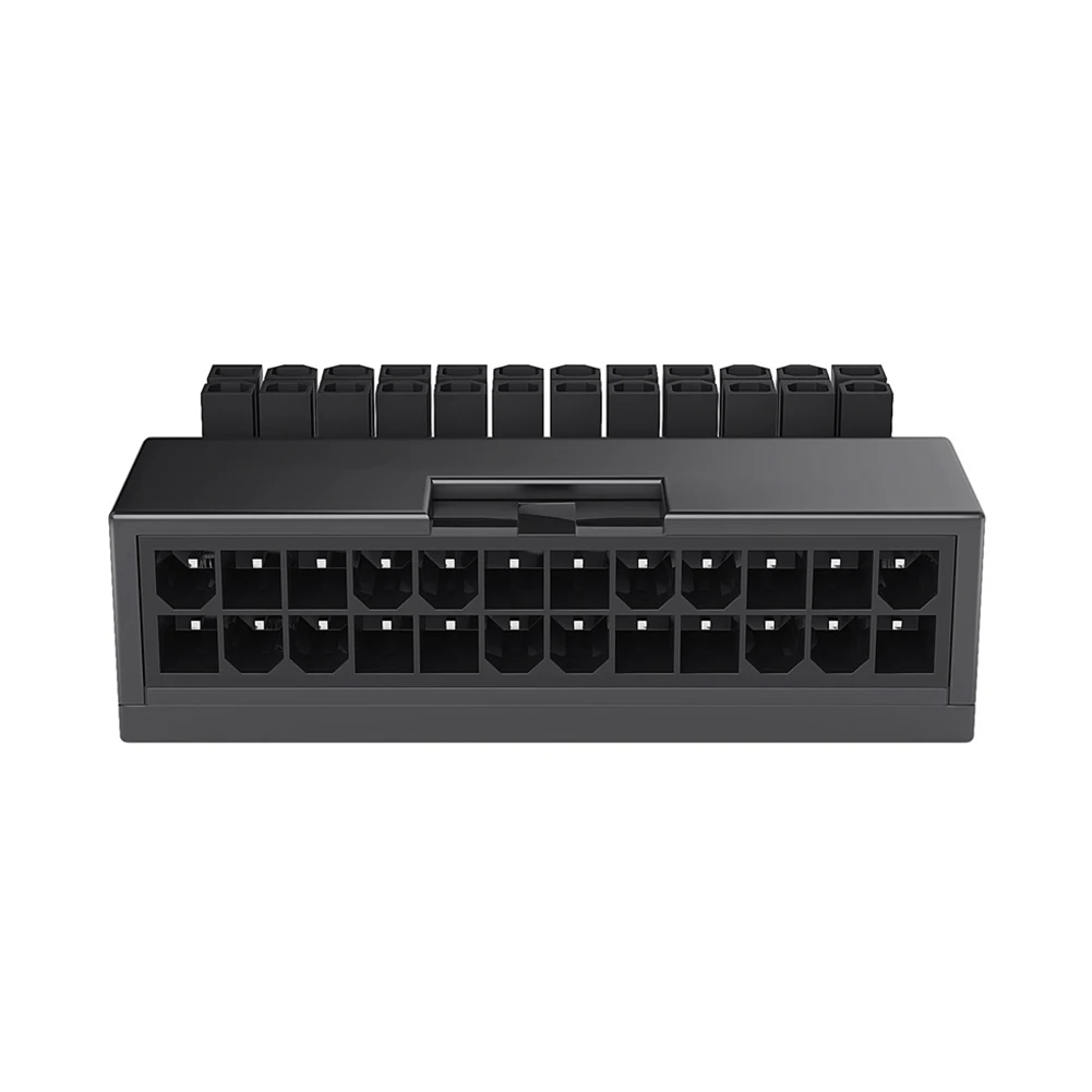 ATX 24 Pin to 90 Degree Power Plug Adapter for Desktop PC Motherboard - Cable Connectors, Modular Design Description Image.This Product Can Be Found With The Tag Names Computer Cables Connecting, Computer Peripherals, PC Hardware Cables Adapters, Power plug