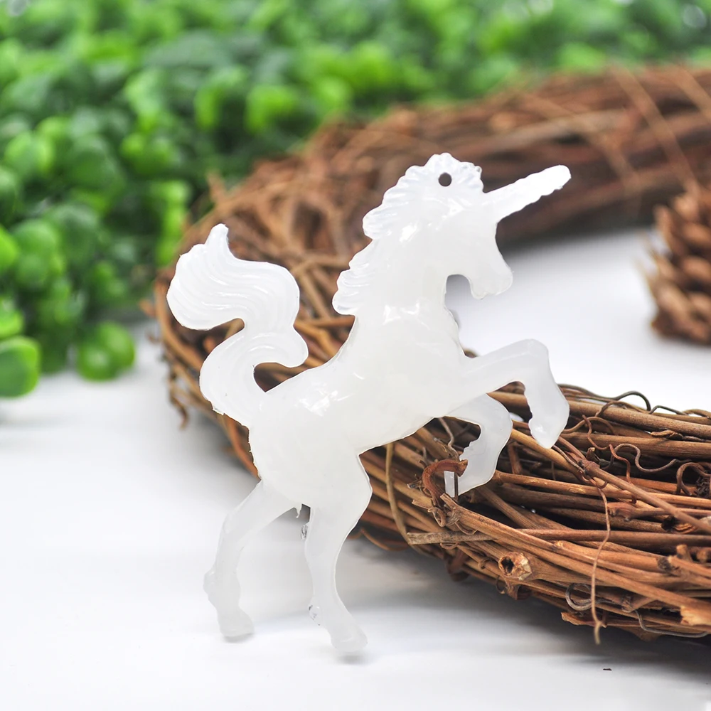 4PCS Artificial Mini Unicorn Doll Home Decoration