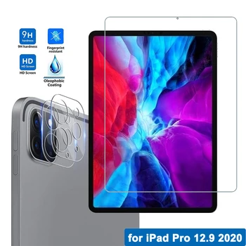 

2Pcs Glass For iPad Pro 12.9 2020 HD Full Screen Protector 9H Tempered Glass For APPLE iPad Pro 12.9 Camera Lens Tempered Glass