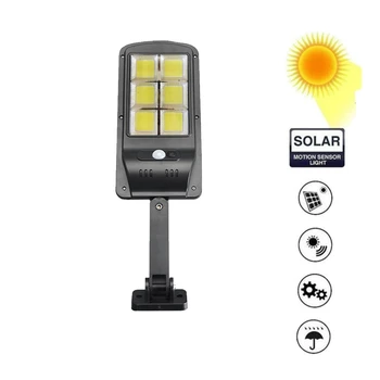 

120 LEDs Solar Light Human Body PIR Motion Sensor Wall Light Outdoor Waterproof Street Path Home Garden Energy Saving Lamp 3 mod