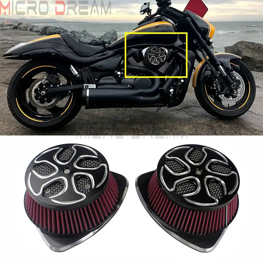 XXXDualIntakeFilterBigSuckerAirCleanerKitforSuzukiM109RBOSS