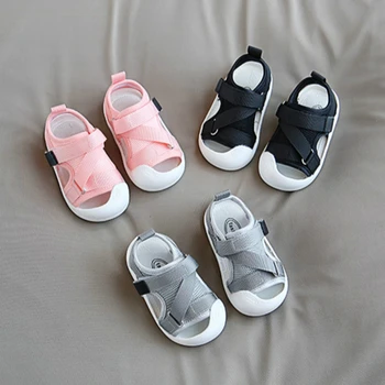 

Beach Kids Sandals for Baby Girls Prewalker Sandals in Summer Mesh Elastic and Soft Sole for Baby Boys Toddler Sneakers Trainer