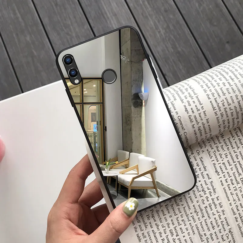 Чехол с зеркальной поверхностью для huawei P30 P20 Lite Nova 5i 5 Mate20 Pro Honor 20 10 9 Lite 10i 20i 8A 8C 8X Y5 Y6 P Smart задняя крышка корпуса