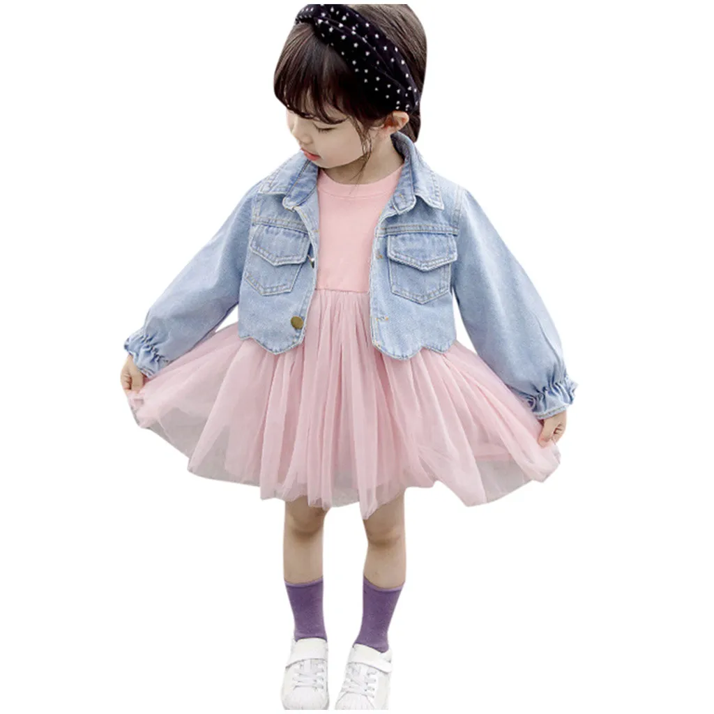 Toddler Baby Girl Long Sleeve Tulle 