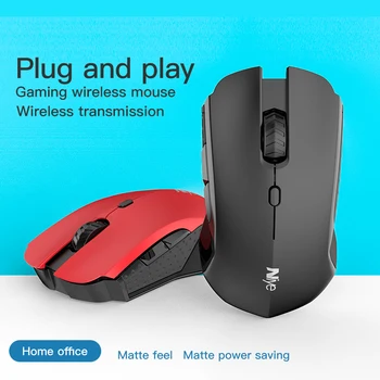 

2.4GHz Wireless Mouse USB Gaming Computer Mouse Home Office Silent Matte Silicone Mouse Wireless Gamer Mouse For Dota 2 LOL