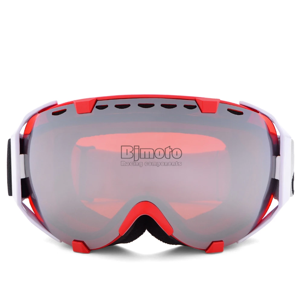 BJMOTO бренд лыжные очки двухслойные UV400 Анти-туман большой Лыжная маска очки Лыжный Снег Мужчины Женщины Сноуборд очки