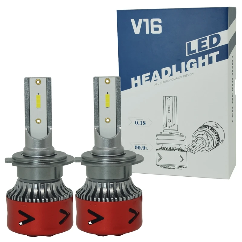 Новые продукты нового поколения автомобильные лампы Led V16 H7 автомобильные фары Светодиодные H7 огни