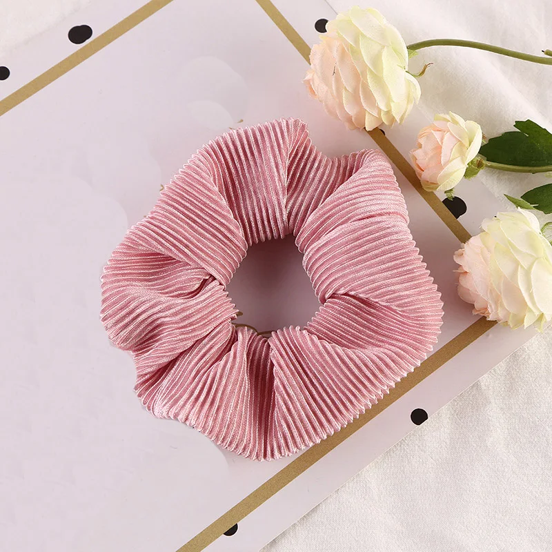 Dark Pink Женские резинки для волос, одноцветные резинки для волос, резинки для волос, резинка для волос, аксессуары для волос, головные уборы - Цвет: Dark Pink