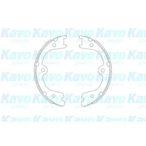 К-т колодок ст. тормоза NI Pathfinder 05 KAVO PARTS KBS-7404