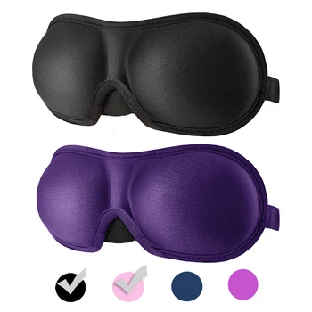 

Eye Mask for Sleeping 3D Contoured Cup Blindfold Concave Molded Night Sleep Mask Block Out Light With Women Men Travel Eyepatch