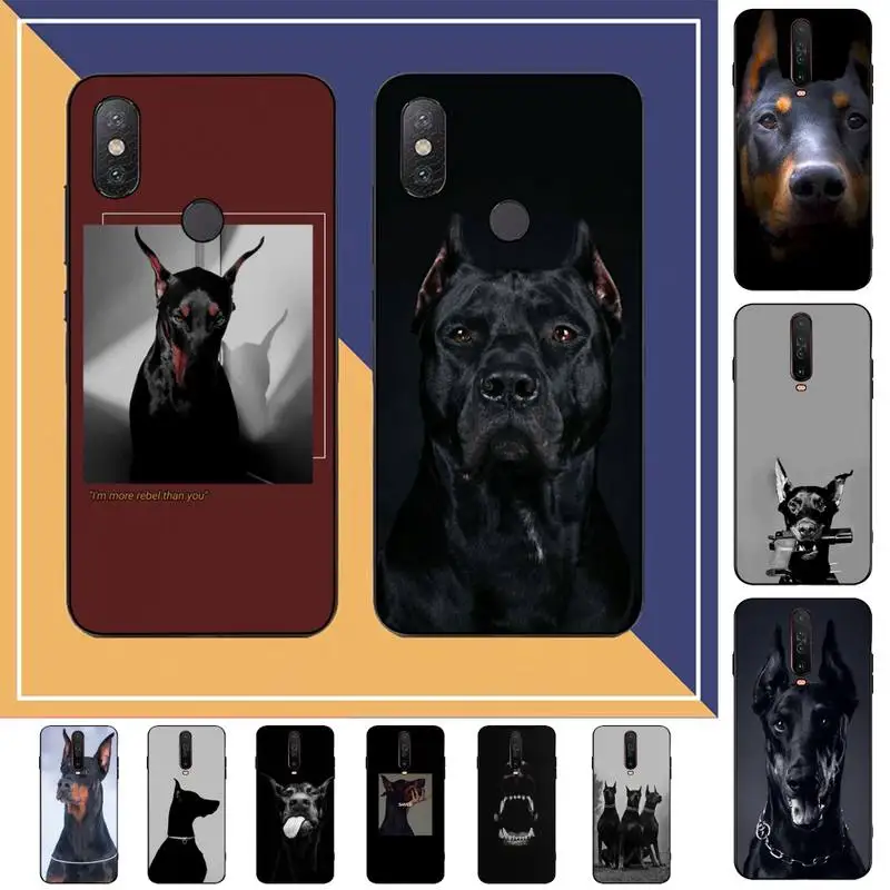 FHNBLJ Доберман животных Собака чехол для телефона чехол-накладка RedMi note 7 8 9 6 5 4 X pro 8T