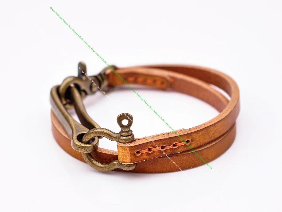21 "Retro männer Trucker Biker Kühlen Veg Tan Leder Schlüssel Brieftasche Jeans Kette Schlüssel Halter Mit U HAKEN