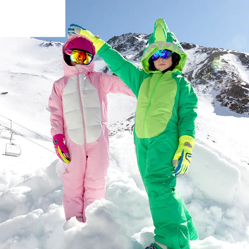 Combinaison De Ski D'hiver Pour Bébé Garçon Et Fille, Combinaison À  Capuche, Une Pièce, Imperméable, Tenue De Sport Pour Enfant Et Adolescent -  Enfants De Uniformes - AliExpress