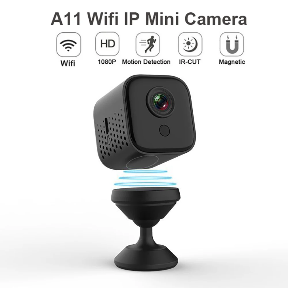 A11, A12, A10, 1080 P, HD, Wifi, IP, мини камера, ночное видение, безопасность, микро домашнее, умное видеонаблюдение, обнаружение движения, видео DVR, видеокамера PK, SQ23