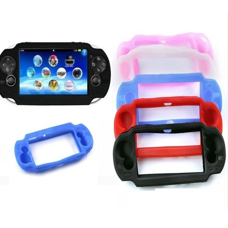 1 шт. мягкий силиконовый чехол для Sony PSV1000 консоли PS Vita PSVita 1000 с защитой от царапин |