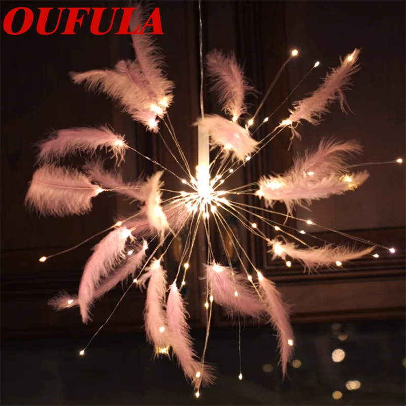

AOSONG Feather LED String Lights Colored Lights Firework Lights Decoration