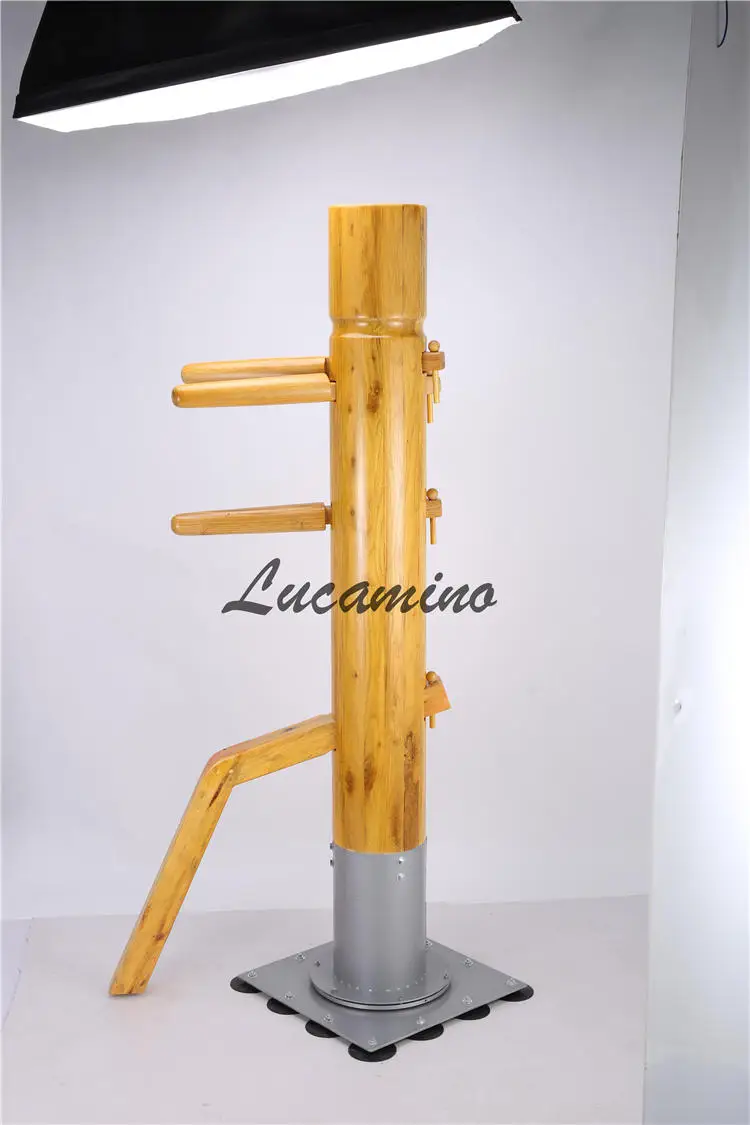 Tipo Di Colonna Girevole Wing Chun Dummy Entry-Level In Legno, Mook Jong Martial Art Kung Fu Wood Dummy Ip Man 4
