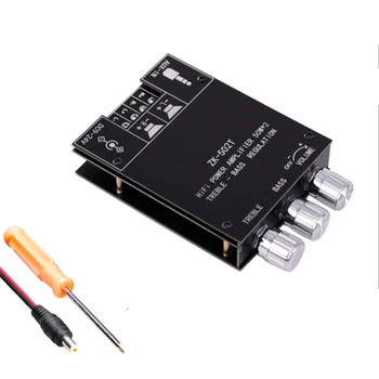 

ZK-502T 2 x 50W TPA3116D2 o Amplifier Bluetooth 5.0 Receiver Stereo Board Dual Channel o High Power Amplifier