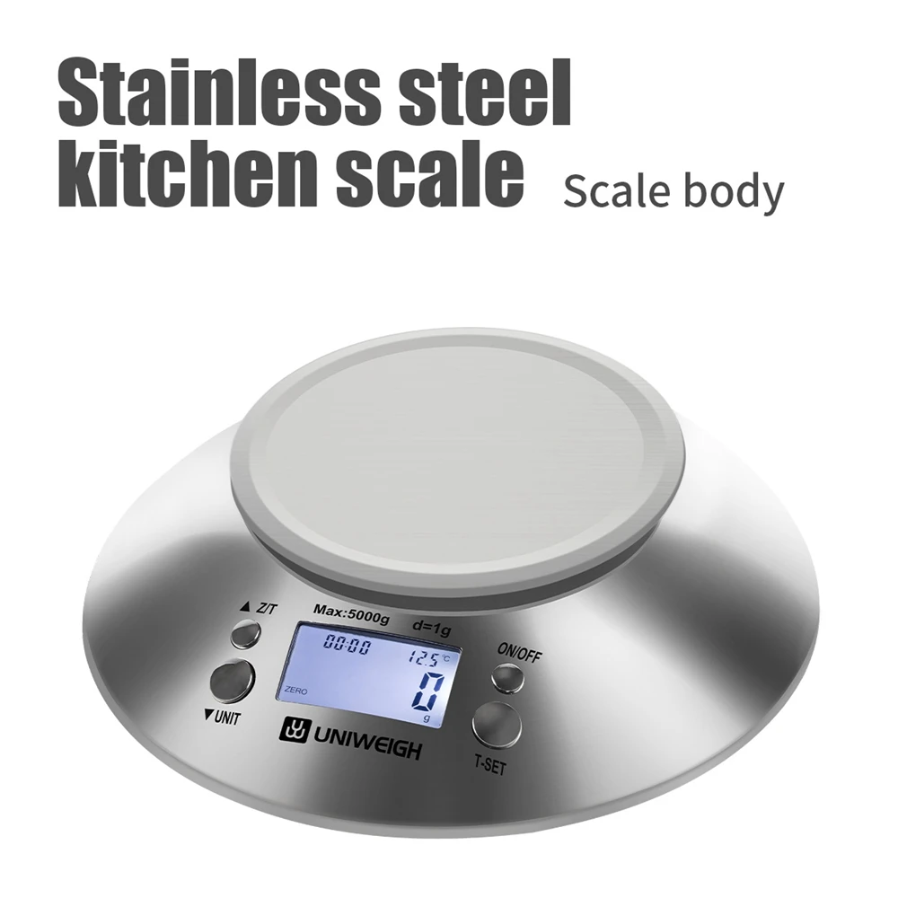 balança culinária balança de cozinha multifuncional com tigela removível de volume líquido