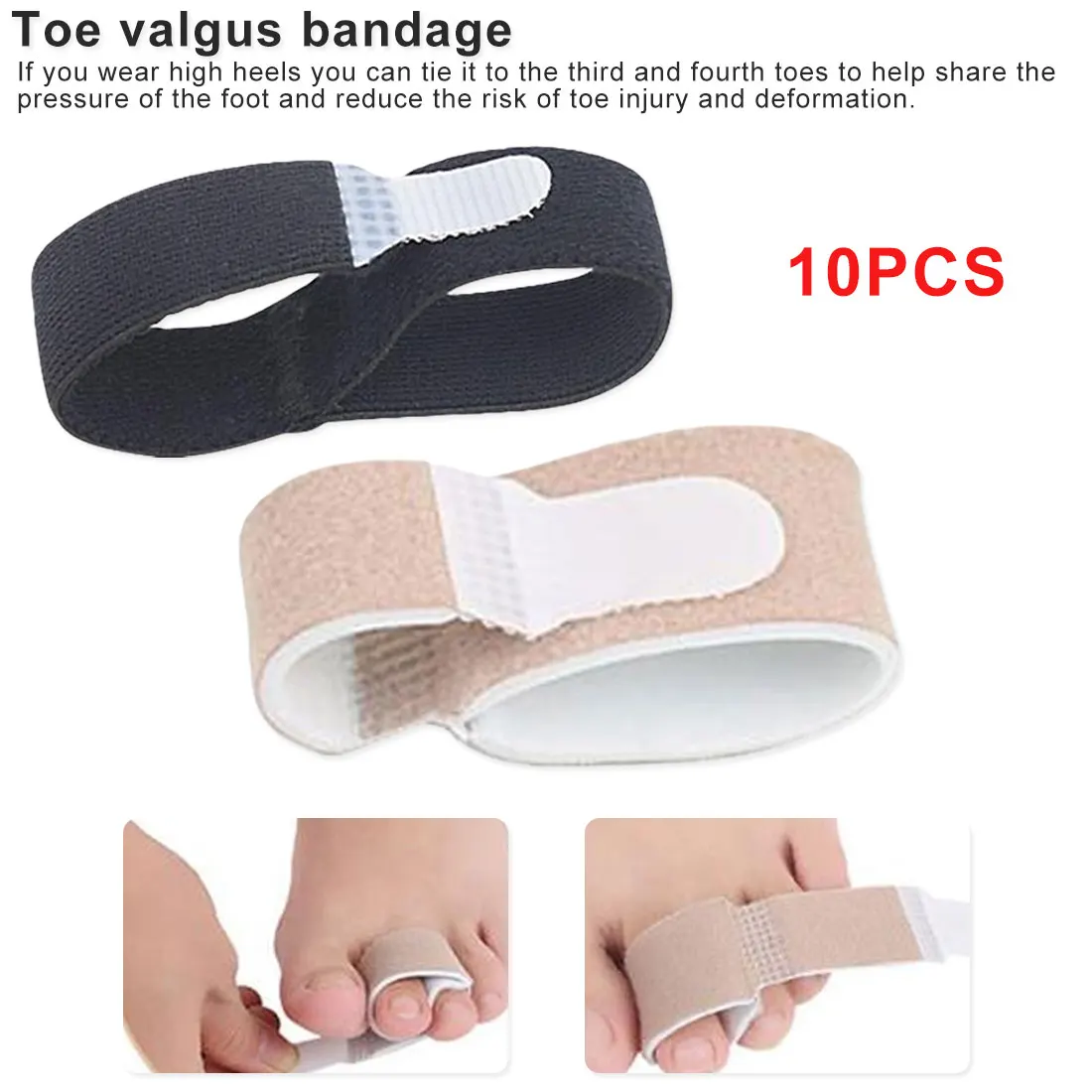 Выпрямитель для пальцев ног корректор вальгусной деформации бандаж разделитель