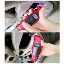 Цифровой манометр в шинах ЖК-дисплей подсветки манометр барометры тестер для автомобиля грузовика мотоцикла